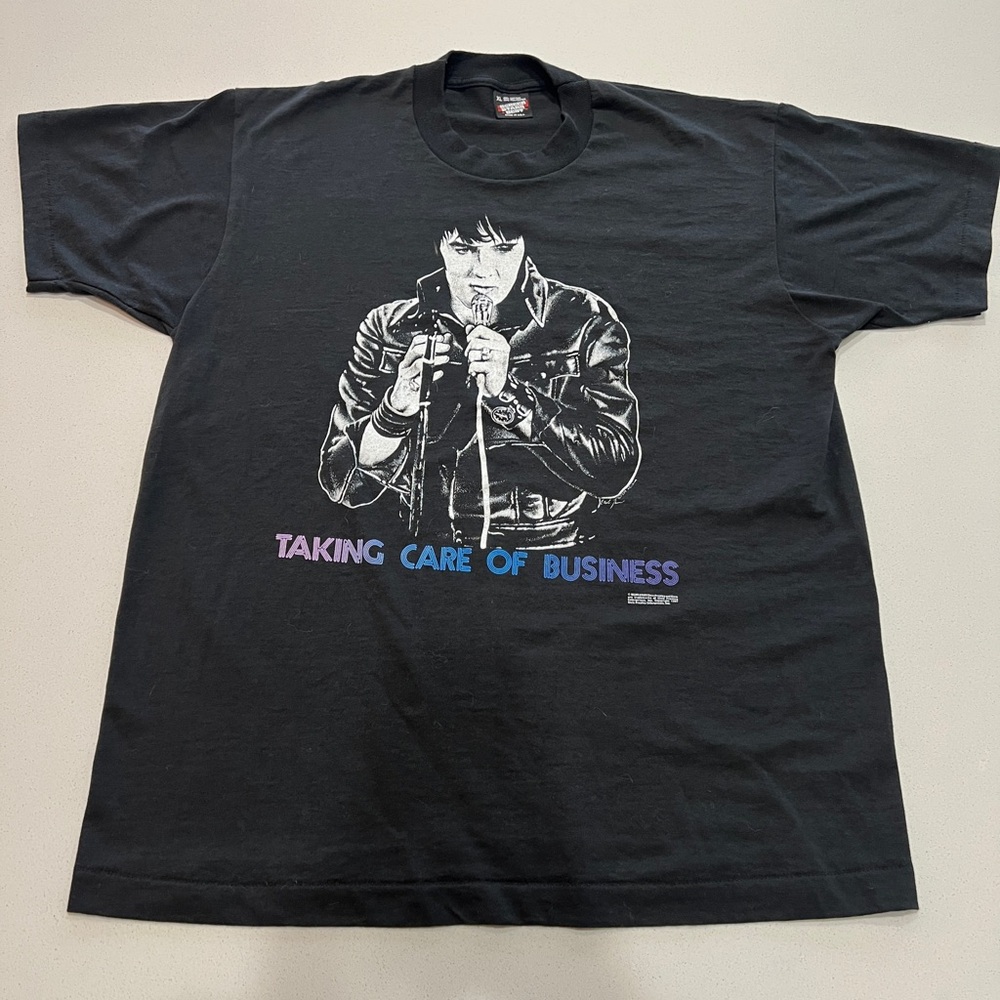 Elvis Presley taking care of business single stitch T-shirt